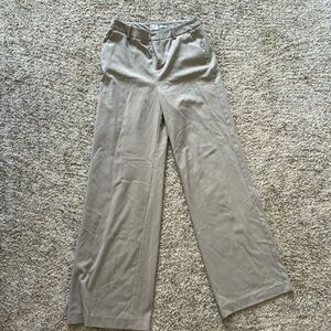 A New Day Dress Beige Work Pants Wide Leg size 8 Long